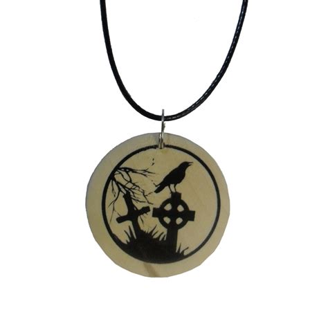 Custom Printed Wood Pendant Necklace Great Swag T