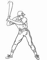 Baseball Player Coloring Pages Printable Pdf Coloringcafe Kids Players Softball Sports Sheet Print Colouring Sheets Sport Printables Clip Template Bat sketch template