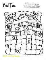 Coloring Quilt Pages Bed Bedtime Time Sheets Print Daycare Night Printable Block Animal Getcolorings Hospital Color Sheet Kids Printables Bedroom sketch template