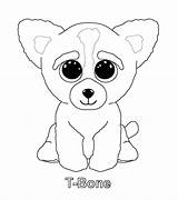 Beanie Coloring Pages Boo Ty Printable Print sketch template