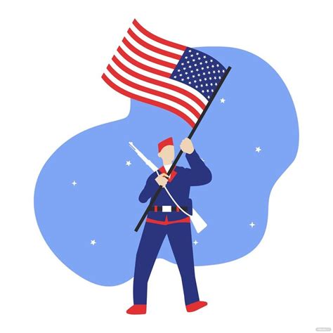 Animated Flag Day Clipart In Illustrator Svg  Eps Png Download