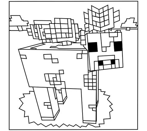 minecraft coloring pages  printable customize  print