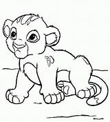 Coloring Pages Simba Printable Baby Kids Disney Lion Colouring Color King Young Sheets Coloriage Sheet Nala Drawing Print sketch template