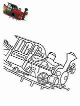 Thunder Railroad Kolorowanka Coloringpage Ladnekolorowanki sketch template