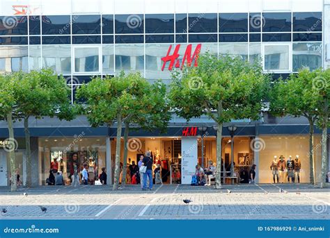 hm store  frankfurt  main germany editorial stock image image  icon clothing