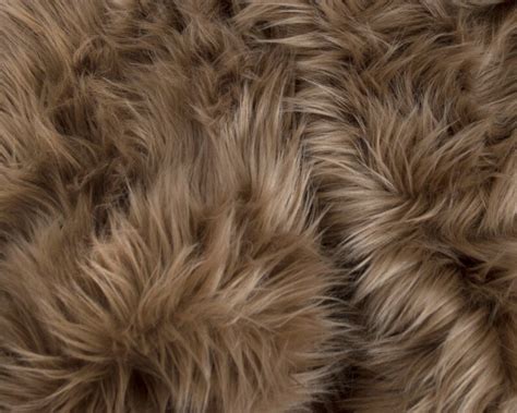 light brown faux fur fabric craft squares light brown fur etsy