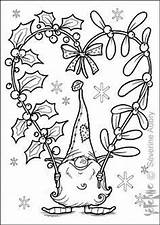 Tomte sketch template