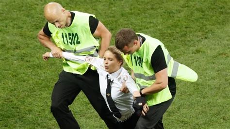 russian band claims on field protest at world cup final tsn ca