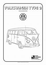 Coloring Volkswagen Pages Type Cool Print sketch template