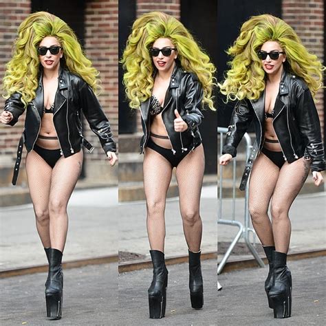 lady gaga s go to shoes are super high platform boots see her wear
