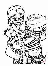 Despicable Coloring Pages Kids sketch template