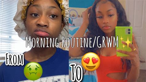 morning routinegrwm youtube