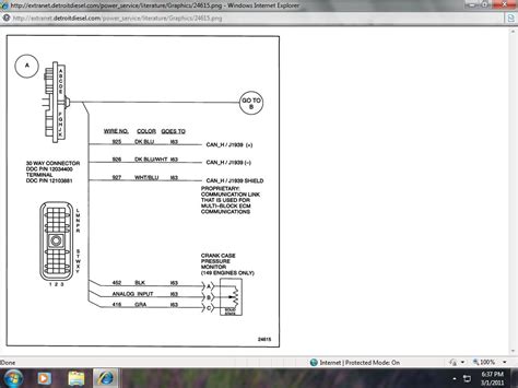 detroit series  ecm wiring diagram wiring site resource