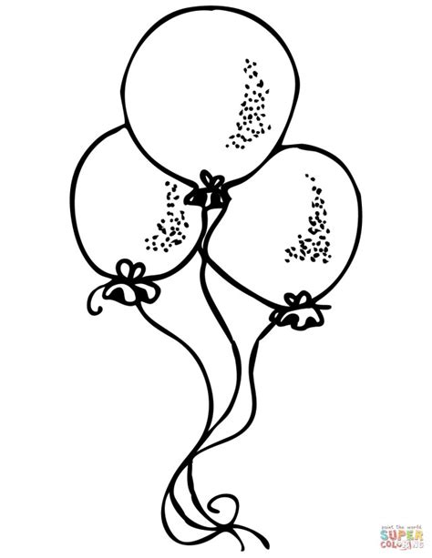 pretty picture  balloon coloring pages birijuscom