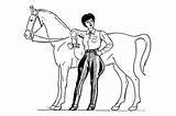 Horse Coloring Pages Miniature Horses Template Work sketch template