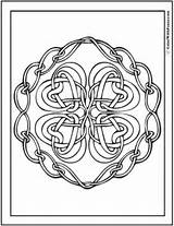 Celtic Knots Chain Coloring Pages Designs Knot Colorwithfuzzy Printable Patterns Irish sketch template