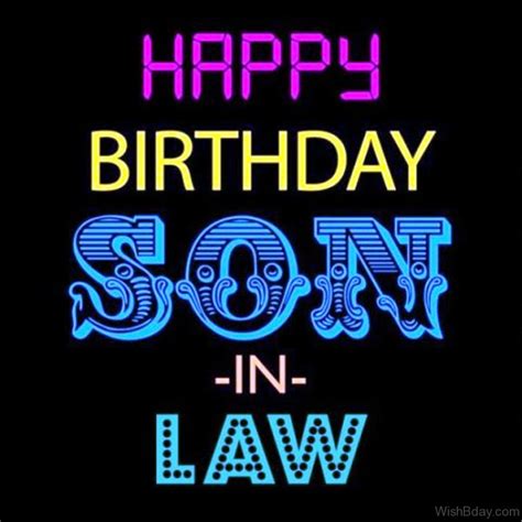 birthday wishes  son  law