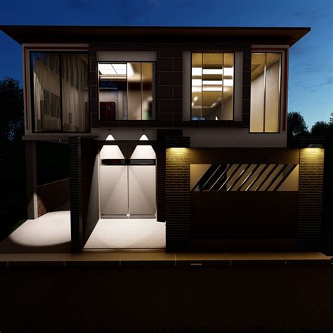 modern minimalist housesghm  gesangpj cgtrader