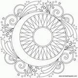 Mandala Coloring Pages Easy Popular sketch template