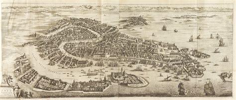 Map Of Venice By Pieter Van Der Aa From Cornelis Haak’s Vues Des