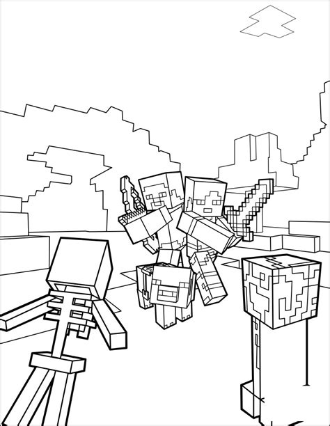 minecraft coloring lesson kids coloring page coloring lesson