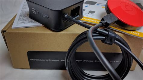 official google chromecast ethernet adapter unboxing youtube