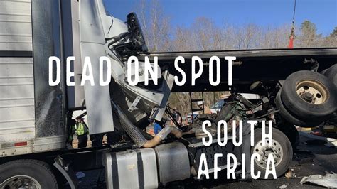 truck driver crashed dead    truck sa youtube