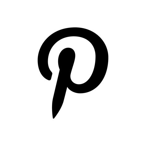 pinterest logo icon transparent pinterest logopng images vector