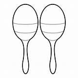 Maracas Outline Maraca Vector Icon Style Illustration Et Pattern Instrument Clipart Pngtree Icons sketch template