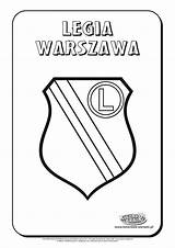 Legia Warsaw Kolorowanki Kolorowanka Warszawa Dzieci Soccer Scroll Klub Serra Polski Kolorowe sketch template