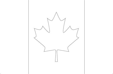 coloring pages  canada flag