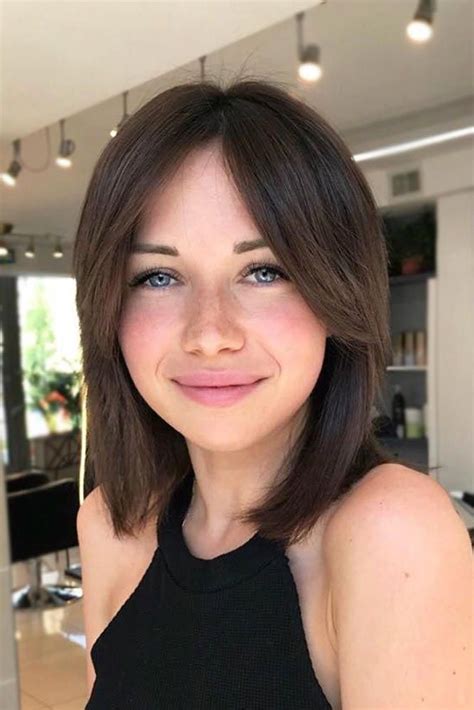 Lob Haircut With Bangs A Trendy And Versatile Hairstyle