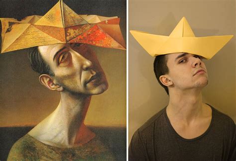 people recreated  famous artworks