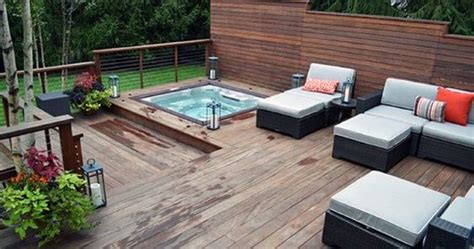 25 Best Backyard Hot Tub Deck Design Ideas For Relaxing ~ Godiygo