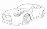 Gtr Nissan R35 Drawing Sketch Skyline Coloring Draw Drawings Pages Deviantart Template Paintingvalley Source Rogue sketch template