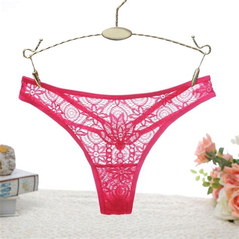 Qa218 Low Waist Sexy Lingerie Lace Perspective Embroidery Seamless G