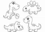 Svg Dinossauros Dino Dinosaurs Colorir sketch template