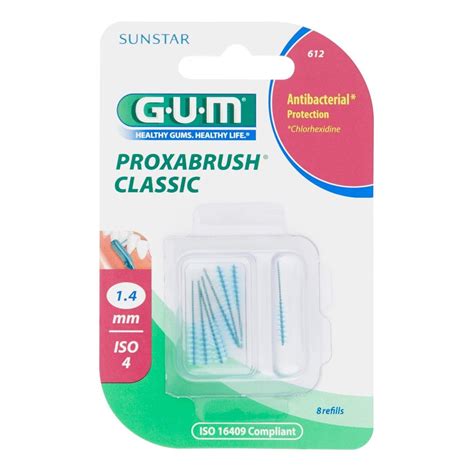gum  proxabrush interdental brush refill mm pcs promofarma