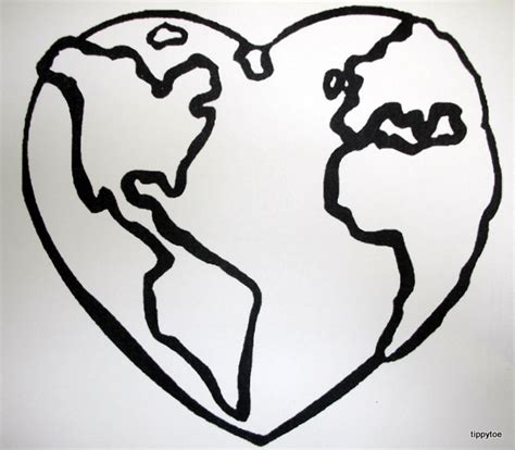 tippytoe crafts earth hearts