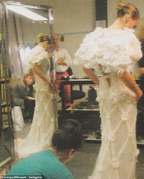 rarely seen photos of sarah jessica parker and couture wedding dresses from sex and the city
