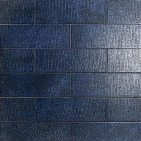 Ivy Hill Tile 4 In X 12 In Piston Camp Blue Matte