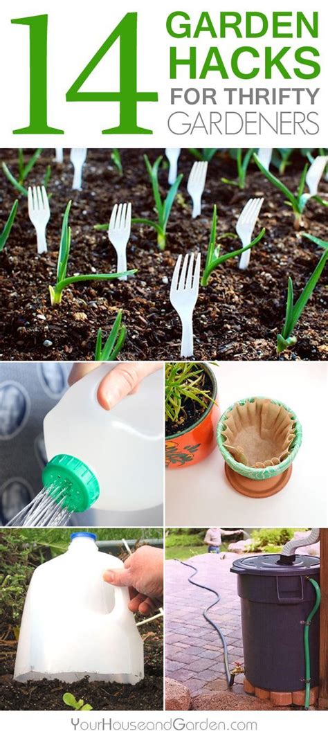 here are some clever garden hacks to help make your garden more