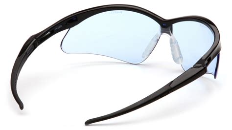Pmxtreme Safety Glasses Black Frames Infinity Blue Lens