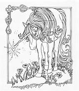 Coloring Pages Adults Unicorn Adult sketch template