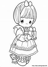 Precious Moments Coloring Pages Girl Printable Book Kids Books Color Print Para Fun Present Printables Coloringbook4kids Info Little Getcolorings September sketch template