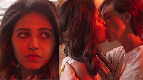 Anjali Lip Kiss Anjali Lesbian Kiss Tamil Actress Kiss Telugu