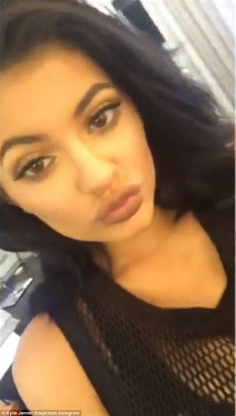 kylie jenner posts selfie videos lip synching to future s rich ex daily mail online
