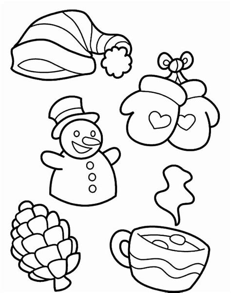 winter season coloring pages luxury  kind  winter season symbols