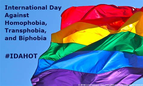 International Day Against Homophobia Transphobia And