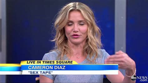 cameron diaz interview 2014 actress discusses her role in the new film sex tape youtube